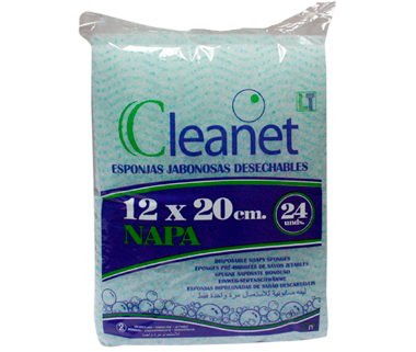 esponja jabonosa cleanet 12x20